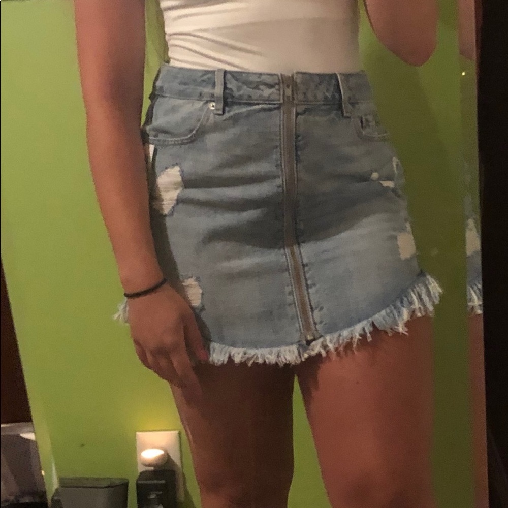 Denim skirt